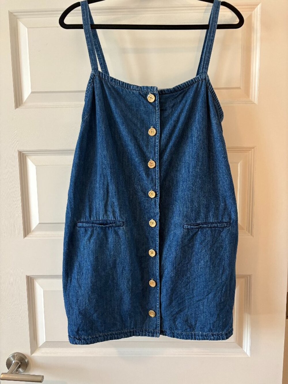 J. Crew | Dresses | Jcrew Claudia Denim Buttonfront Mini Dress Size M